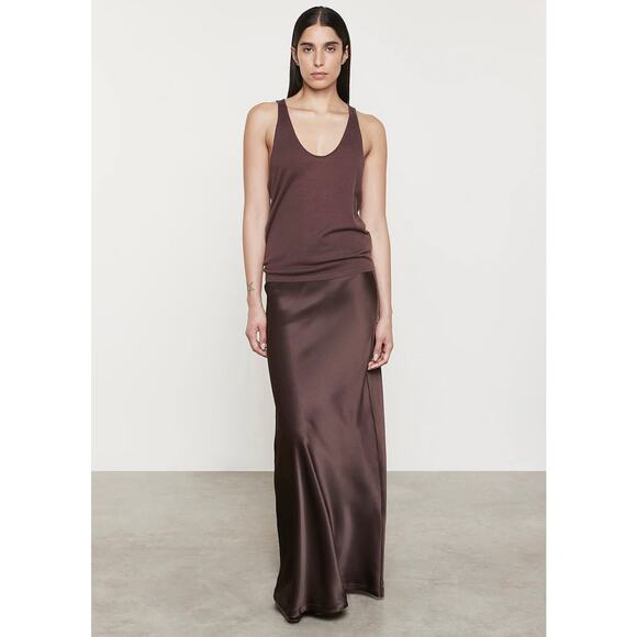 ENZA COSTA Tissue Cashmere Tank Top Womens Medium Black Scoop Knit Layering NEW - Picture 4 of 13